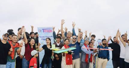 BIT First Semester Students of Texas College of Management and IT Successfully Conduct Aeronautical (Aircraft) Trial Flight