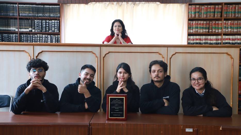 Kathmandu School of Law Wins Prestigious Cherif Bassiouni Award at Jessup Moot Court Competition