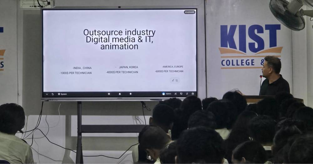 KIST collaborates with with MAYA Animation Academy for Guest Lecture on Animation and AI