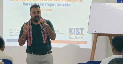 KIST College Hosts Talk on Contemporary Trends in Artificial Intelligence for BIT and BITM Students