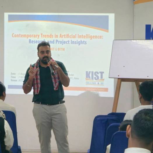 KIST College Hosts Talk on Contemporary Trends in Artificial Intelligence for BIT and BITM Students