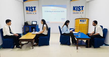 KIST College Conducts CV Writing and Interview Skills Training for BBS/BSc Students