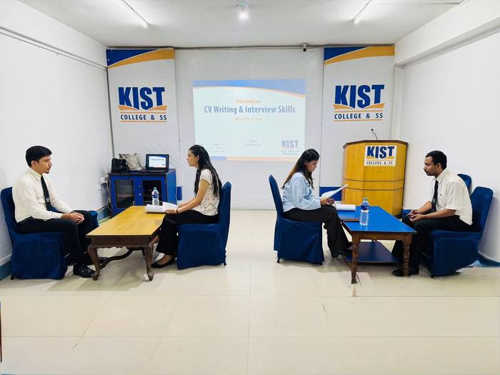 KIST College Conducts CV Writing and Interview Skills Training for BBS/BSc Students