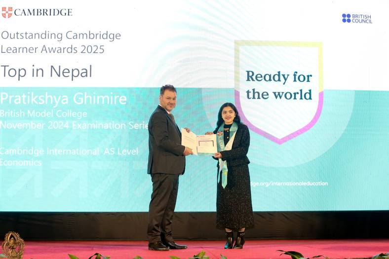 The British College Produces Nepal Toppers at Cambridge Awards