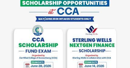CCA Introduces Two Major Scholarship Opportunities for  May/June 2026 ACCA Intake Students