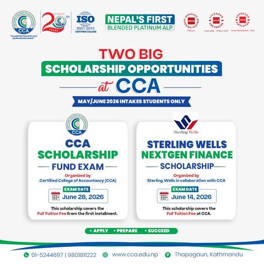 CCA Introduces Two Major Scholarship Opportunities for May/June 2026 ACCA Intake Students