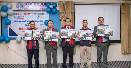 Kantipur City College Releases 11th Edition of 'Management Scholars Magazine'