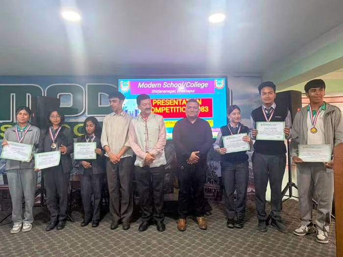 Modern School/College organized Inter-College Presentation Competition