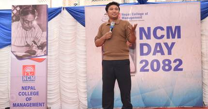 NCM Day Concludes with a Captivating Performance by Comedian Aayush Shrestha