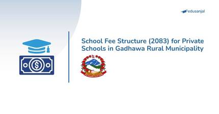 School Fee Structure (2083) for Private Schools in Gadhawa Rural Municipality