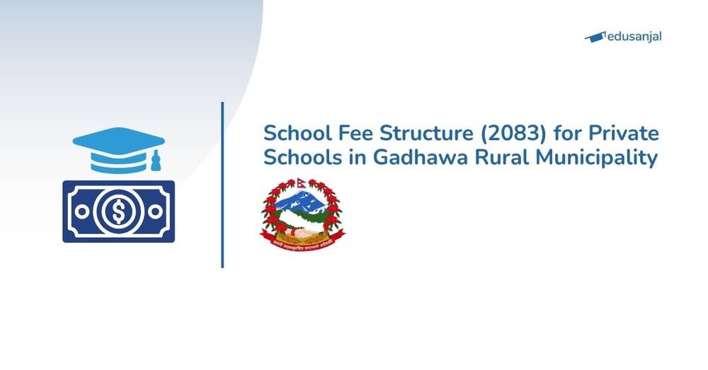 School Fee Structure (2083) for Private Schools in Gadhawa Rural Municipality