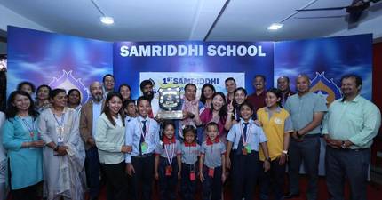 Samriddhi School Successfully Hosts First Inter-School Art Competition 2082