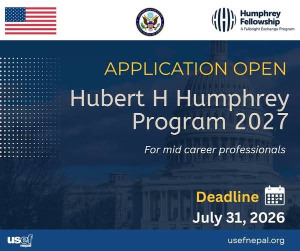 AY 2027-28 Hubert H. Humphrey Fellowship Program