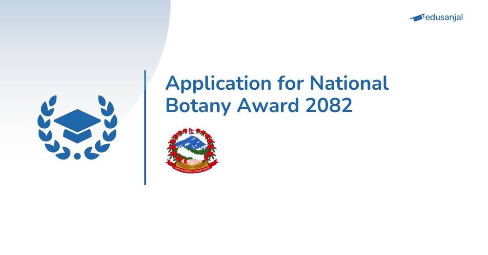 Application for National Botany Award 2082