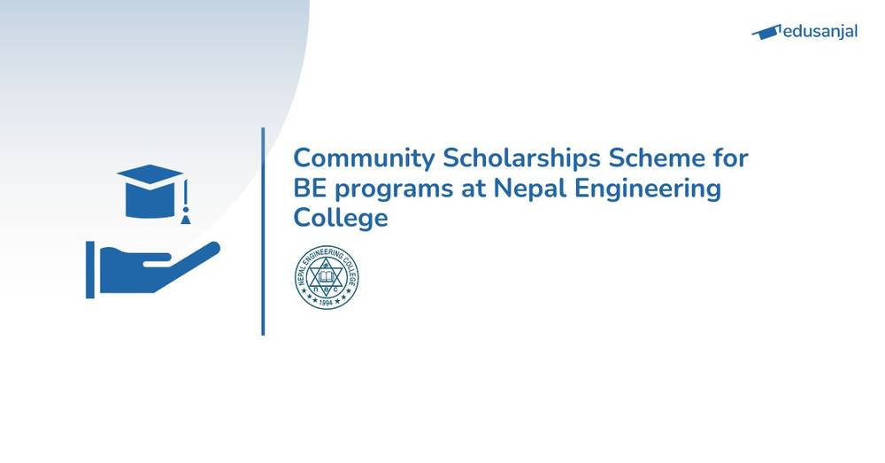 Community Scholarships Scheme for BE programs at Nepal Engineering College