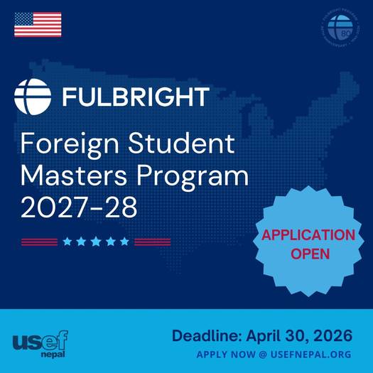 Fulbright Foreign Student (Master’s) Program 2027-28