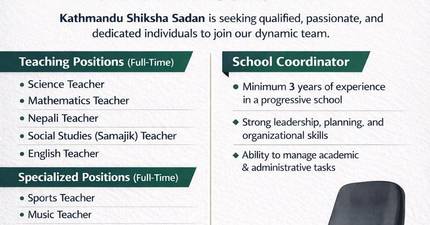 Vacancy for Various Positions at Kathmandu Shiksha Sadan