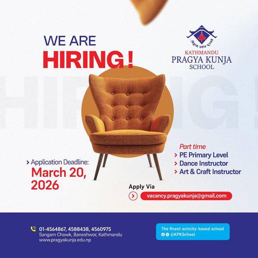 Vacancy Announcement at Kathmandu Pragya Kunja School