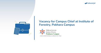 Vacancy for Campus Chief at Institute of Forestry, Pokhara Campus