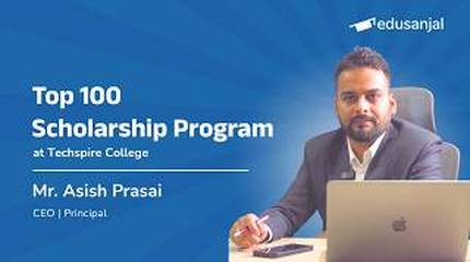 Techspire Top 100 Scholarship Program: Interview with Asish Prasai, CEO/Principal, Techspire College