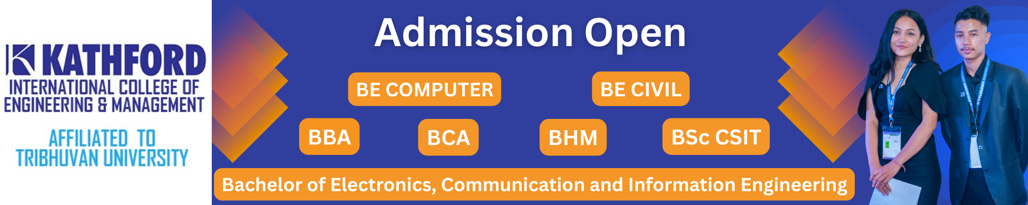 Admission Open for Bachelor Level Programs at Kathford International College