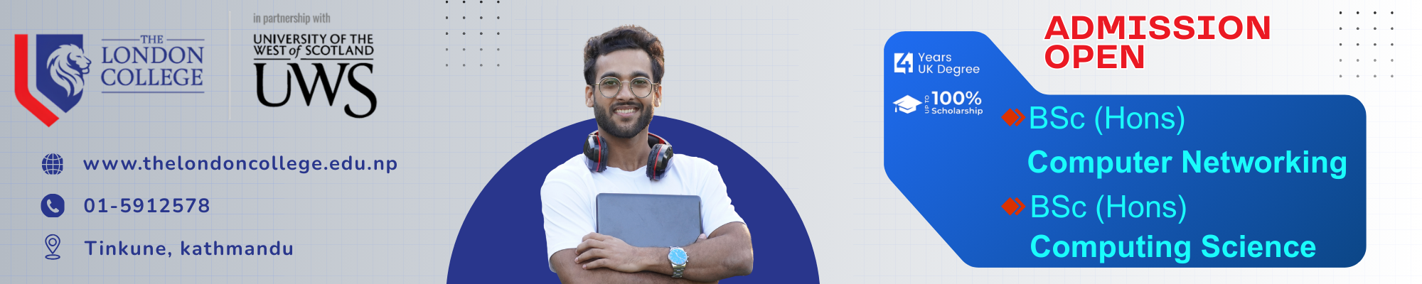 Admissions Open for Bachelor Level Programs at the London College