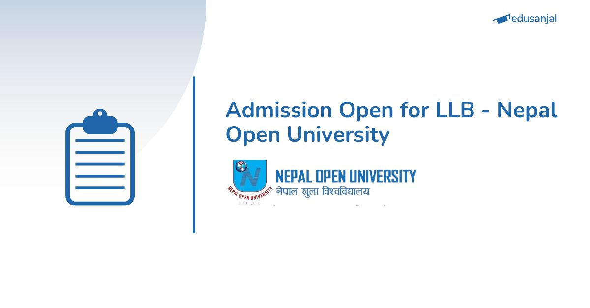 Admission Open for LLB - Nepal Open University