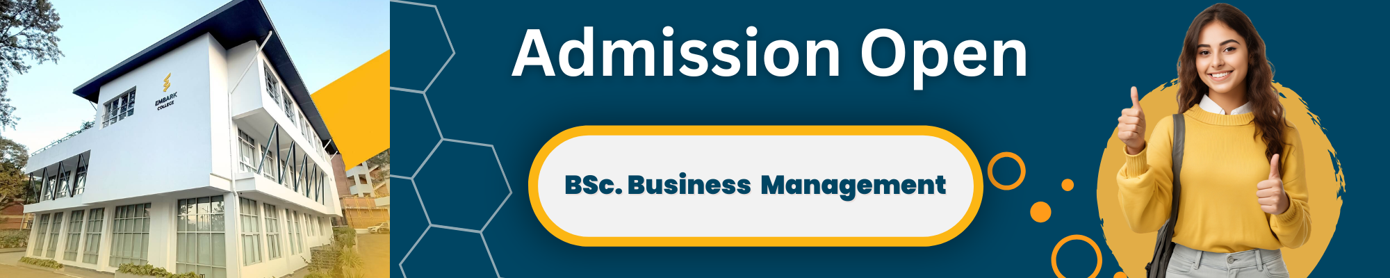 Admission Open for BSc Business Management at Embark College