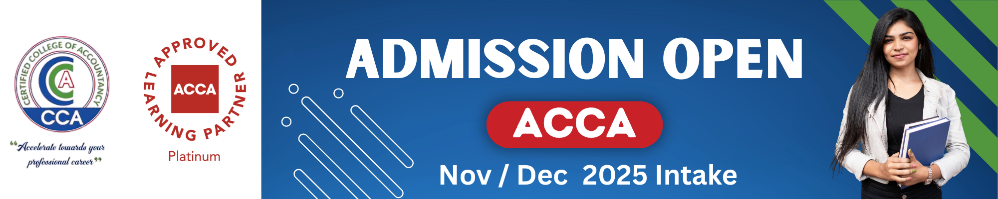 CCA Announces Admission for ACCA Class for Nov/Dec 2025 Intake