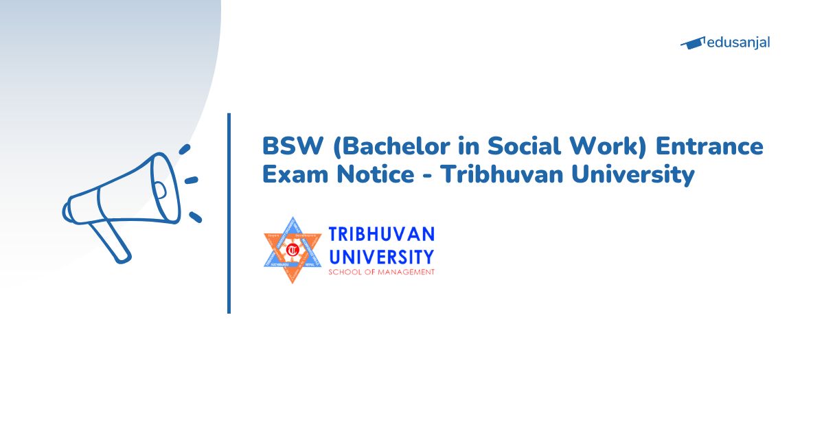 BSW Entrance Exam Notice 2083 - Tribhuvan University