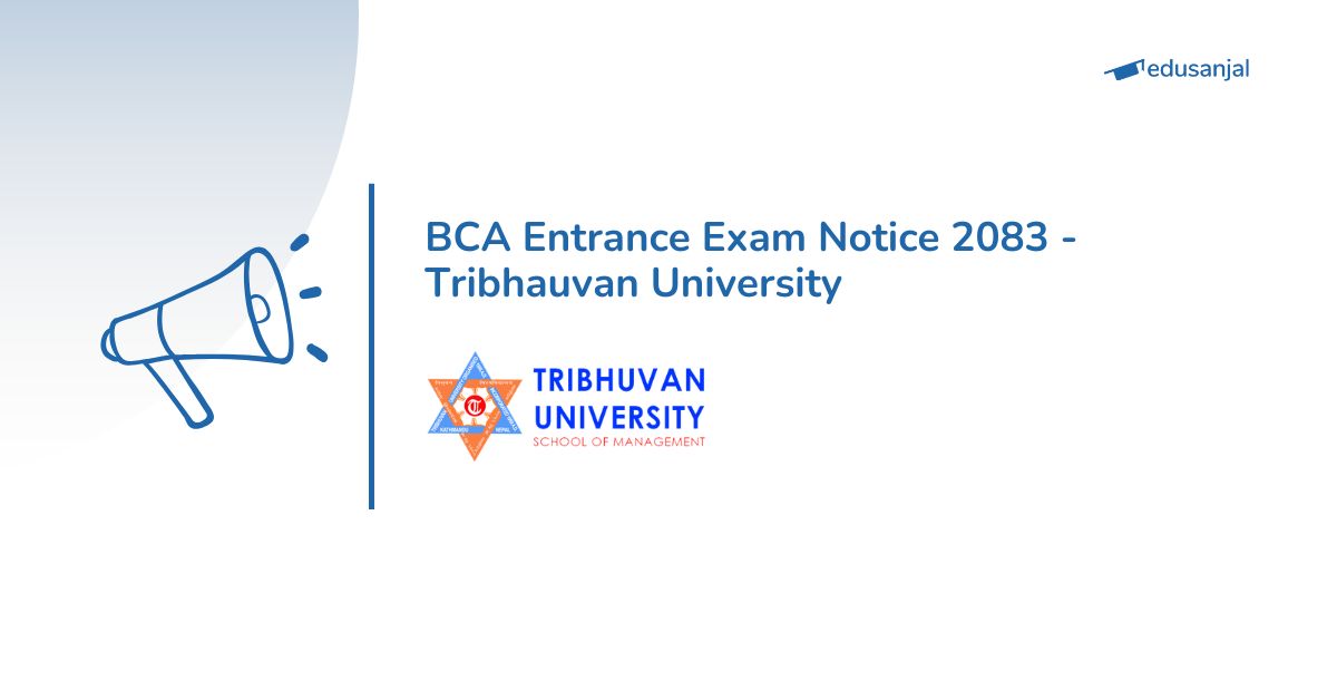 BCA Entrance Exam Notice 2083 - Tribhuvan University