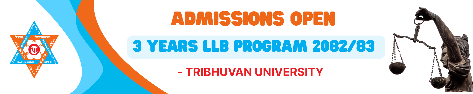 Admissions Open for 3 Years LLB Program 2082/83 - Tribhuvan University