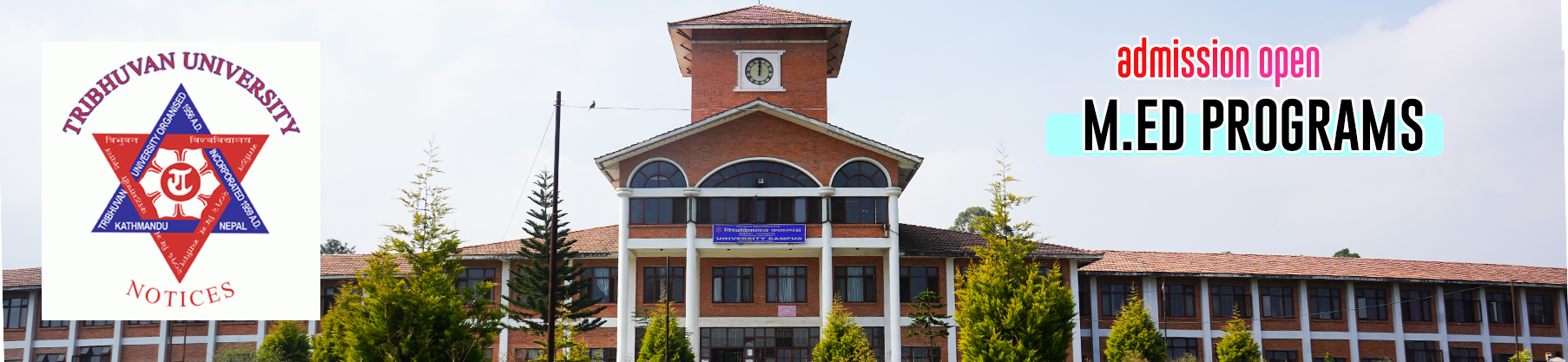 Admissions Open for M.Ed Programs- Tribhuvan University 2082/083