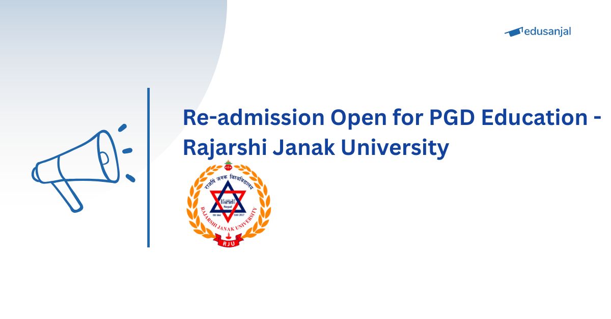 Re-admission Open for PGD Education 2026- Rajarshi Janak University