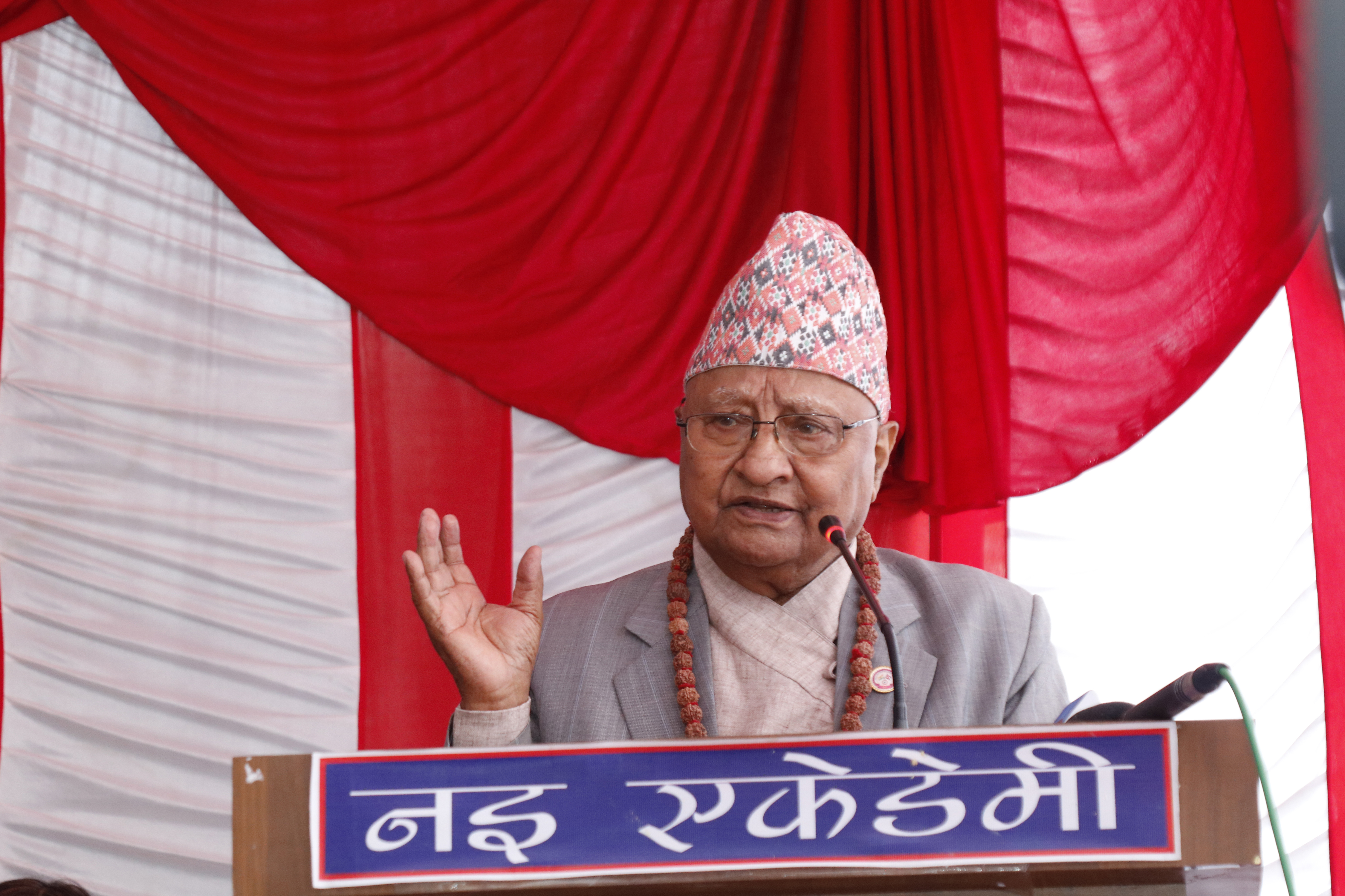 प्राडा बासुदेव त्रिपाठी शुक्रबार नइ एकेडेमीद्वारा काठमाडौँमा आयोजित नेपाल-भारत विश्वविद्यालय प्राध्यापक सम्मेलन कार्यक्रममा मन्तव्य राख्नुहुँदै